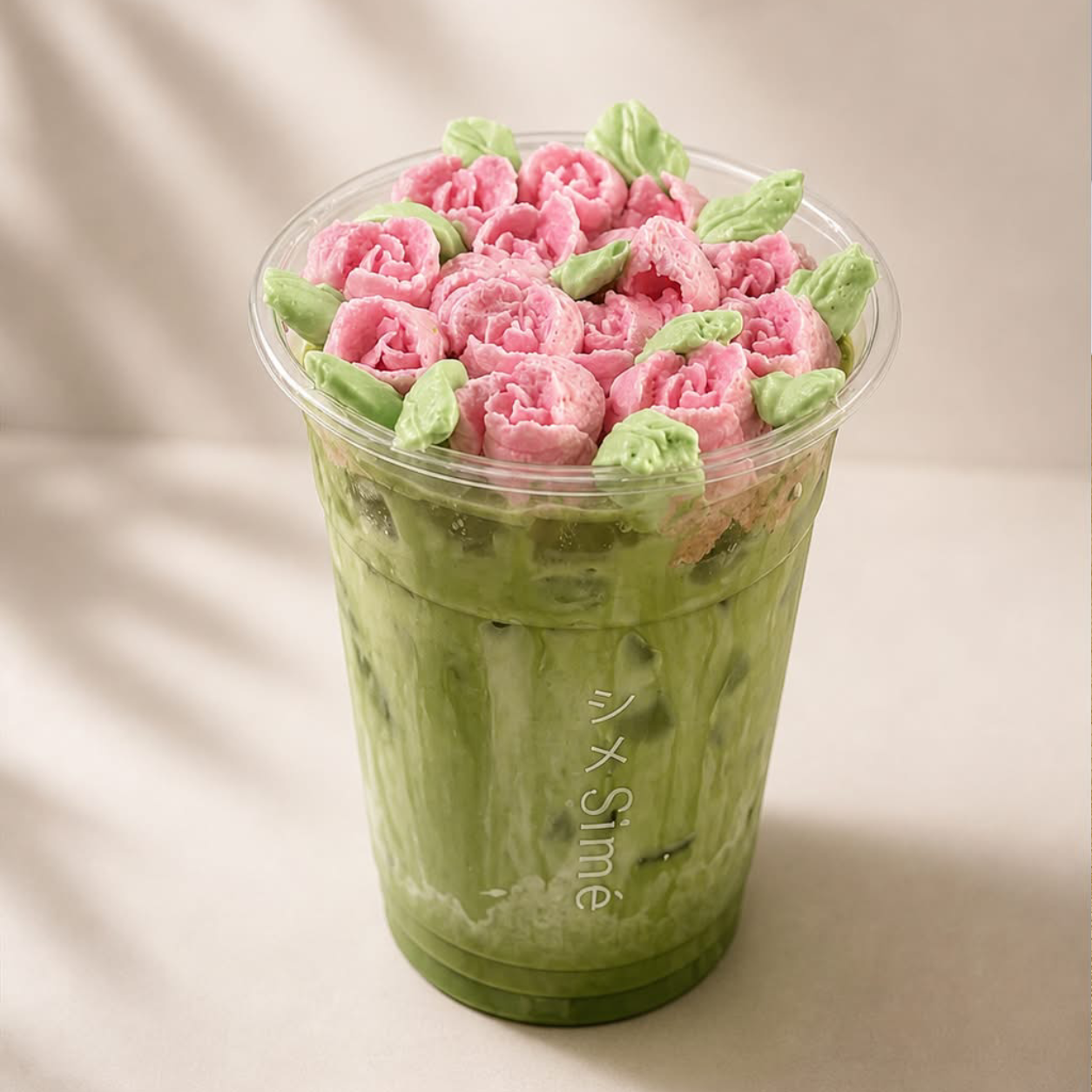 Simé flower matcha